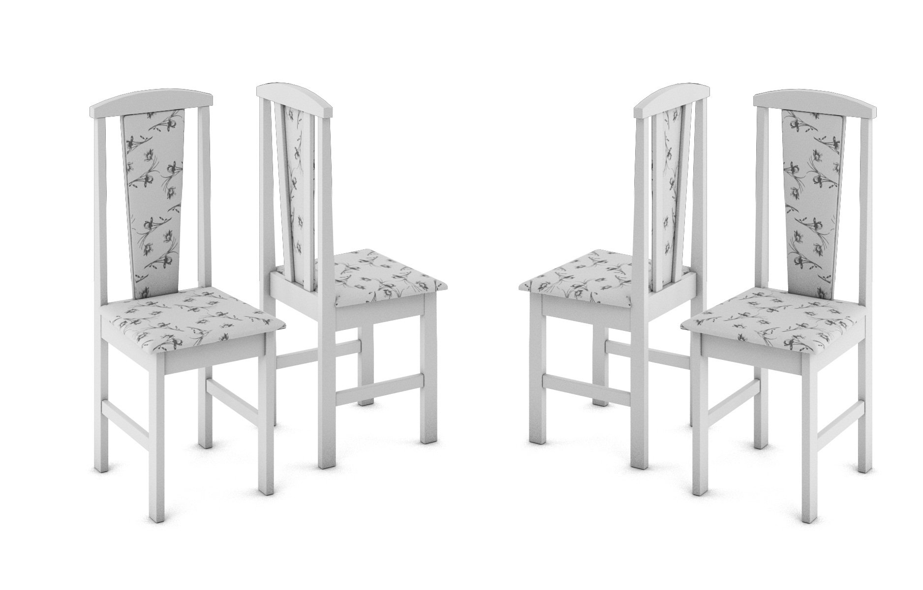 Conjunto De 4 Cadeiras Benny Móveis Tradição
