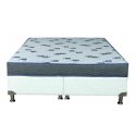 Cama Box + Colchão Queen Size Ortobom Light D45 Ortopillow158x198x40