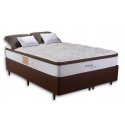 Cama Box + Colchão Queen Size Edimburgo Mola Maxspring 158x198x53 Herval