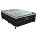 Cama Box + Colchão De Casal Ortobom Sleep King 138x188x53