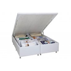 Cama Box Casal Queen Size Ortobom Americana Baú Cori Bianco 158x198x39