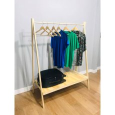 Arara De Roupas Madeira Móveis Rústicos Lennon