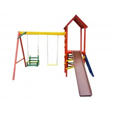 Playground Com Casinha 240x270x300 De Madeira Móveis Rústicos BV Magazine