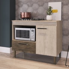 Balcão Para Cooktop 3 Em 1 Ref 1160 Arte Cas Móveis