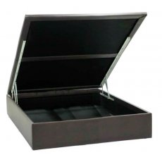 Cama Box Baú De Casal Camurça Café 138x188x39 Ortobom