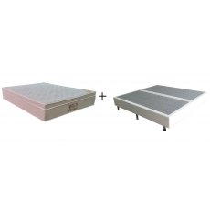 Cama Box + Colchão Queen Size Airtech Springpocket Ortobom 158x198x51