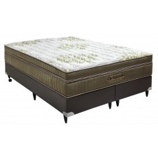 Cama Box + Colchão Casal Queen Size Ortobom Gold Ultragel 158x198x57