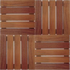 Placa Deck Avulso 30x30: Kit 60 Placas Madeira Móveis Tradição