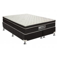 Cama Box + Colchão Queen Size Airtech Progressive Ortobom 158x198x51