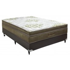 Cama Box + Colchão Casal Ortobom Gold Ultragel (Inmetro) 138x188x57