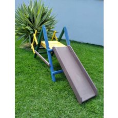Escorregador 55x100 Playground De Madeira Móveis Rústicos BV Magazine
