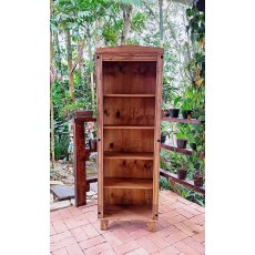 Estante Para Livros Alta Plus Madeira Maciça 1,77x60x33 Móveis Rio Negrinho
