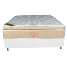 Cama Box + Colchão De Casal G Premium 138x188x69
