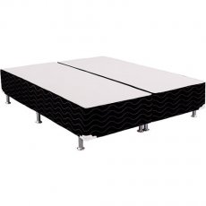 Box Americano Casal King Size Ortobom Light Selado Black 186x198x31