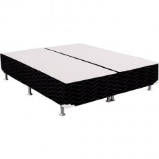 Cama Box Queen Size Americana Ortobom Light Selado Black 158x198x31