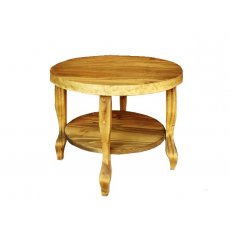 Mesa De Centro De Madeira Maciça 45X58X58 Móveis Rio Negrinho