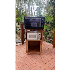 Balcão Para Forno/Micro Multi Uso Plus 1,00x60x45 De Madeira Maciça Móveis Rio Negrinho