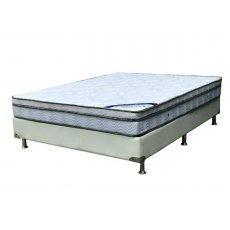 Cama Box + Colchão De Casal Ortobom Nanolastic 138x188x48
