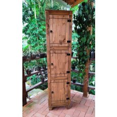 Paneleiro 3 Portas Madeira Maciça 1,99x49x30 Móveis Rio Negrinho