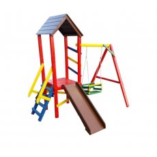 Playground Com Parede De Escalada E Casinha De Madeira Móveis Rústicos Bv Magazine
