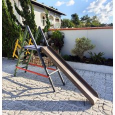 Escorregador 110x200 Playground De Madeira Móveis Rústicos BV Magazine