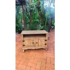 Rack 2 Portas 70x89x42 Pé Luís Xv Madeira Maciça Móveis Rio Negrinho