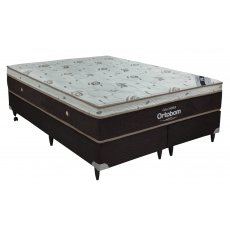 Cama Box + Colchão King Size Ortobom Sleep King 186x198x53