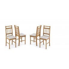 Conjunto De 4 Cadeiras Torneada Móveis Tradição