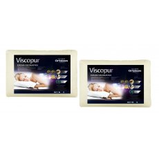 Kit 2 Travesseiros De Espuma Viscoelastica Ortobom