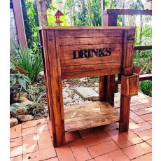 Cooler De Madeira Maciça Móveis Arpus