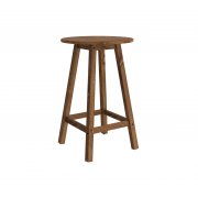 Mesa Bistrô Redonda Rustic Line Pintura A Base De Cera Mpo Móveis