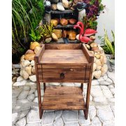 Aparador Com 1 Gaveta E Prateleira De Madeira Maciça Móveis Arpus