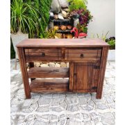 Gabinete Com 2 Gavetas E 1 Porta De Madeira Maciça Móveis Arpus