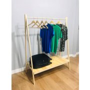 Arara De Roupas Madeira Móveis Rústicos Lennon