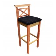 Banqueta Avulsa De Madeira De Demolição Móveis Rústicos Divecchio