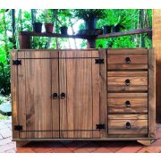 Balcão De Pia 2 Portas E 4 Gavetas 85X52X1,20 Móveis Rio Negrinho