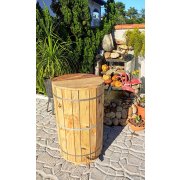 Barril Com Torneira De Madeira Móveis Rústicos Bv Magazine