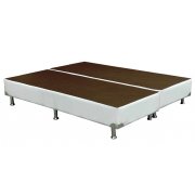 Cama Box De Casal  King Size Americana Ortobom Cori Bianco 186x198x23