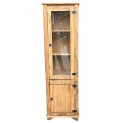 Cristaleira 2 Portas De Madeira Maciça 1,71x36x45 Móveis Rio Negrinho