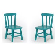 Par De Cadeiras Intantil Azul Disamóveis