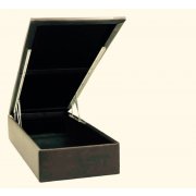 Cama Box Baú De Solteiro Camurça Café 88x188x39 Ortobom