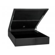 Cama Box Baú De Casal Camurça Cinza 138x188x39 Ortobom