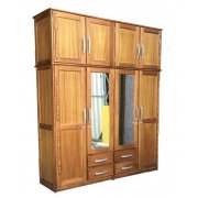 Guarda Roupa 4 Portas Madeira De Reflorestamento Tradição