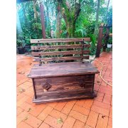 Caixa De Lenha De Madeira Maciça Móveis Rústicos Adelin