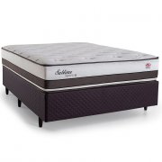Cama Box + Colchão Casal Sublime Maxspring Herval 138x188x70