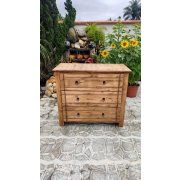 Cômoda Com 3 Gavetas De Madeira Maciça Móveis Arpus