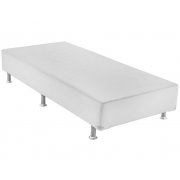 Cama Box De Solteiro Americana  Ortobom Cori Bianco 88x188x23