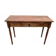 Escrivaninha Com 1 Gaveta De Madeira Maciça Móveis Rústicos Bento