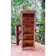 Estante Para Livros Alta Plus Madeira Maciça 1,77x60x33 Móveis Rio Negrinho