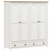 Roupeiro 4 Portas E 2 Gavetas De Madeira Móveis Finestra